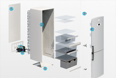 Steel used in Refrigerator